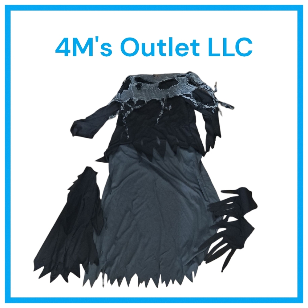 Spooky Black and Gray Kids Costume